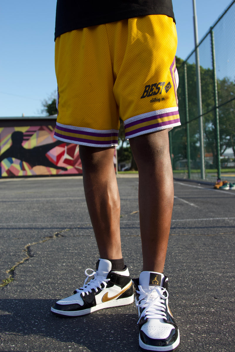 Best Clothing Co. Shorts LA Lakers Colorway