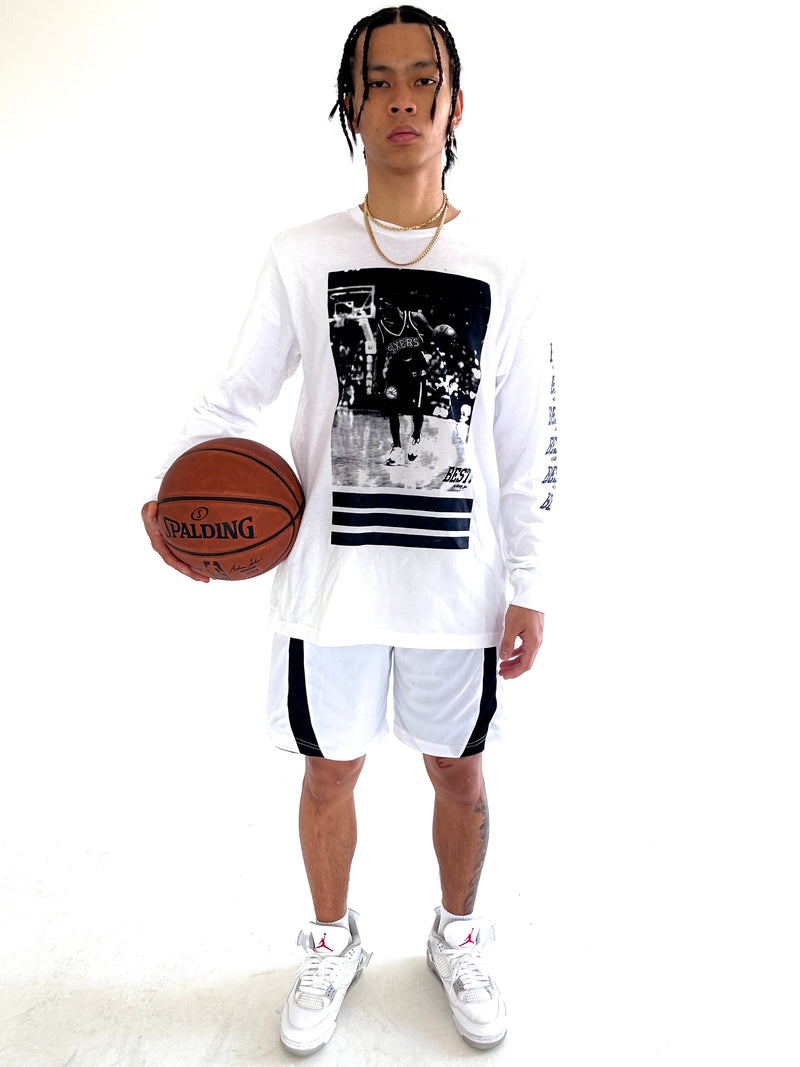 "The Answer" Allen Iverson Longsleeve White