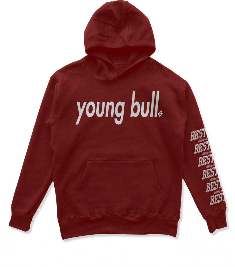 Young Bull Special Edition Maroon Hoodie